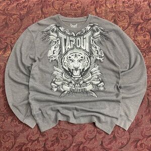 Y2K Tapout Tiger Graphic Thermal Long Sleeve